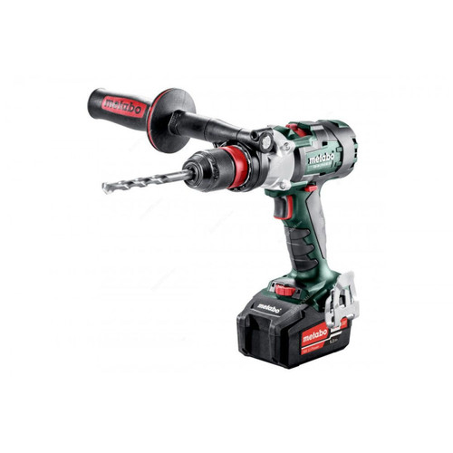 Metabo Cordless Hammer Drill With Plastic Case, SB-18-LTX-3-BL-Q-I, 602357650, 18V, 2 x 5.2Ah Battery