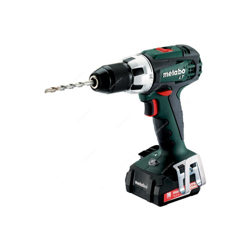 Metabo Cordless Drill, BS-14-4-LT, 14.4V, 2 x 2Ah Battery