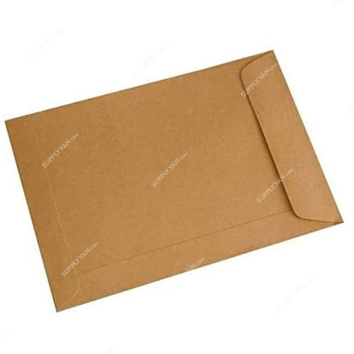 Square Envelope, A4, 10 x 12 Inch, Brown, 250 Pcs/Pack