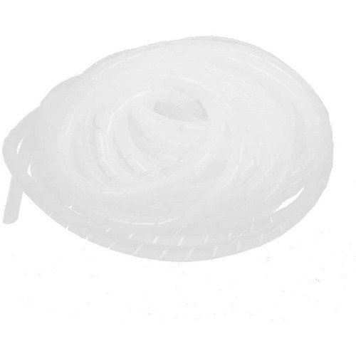 Spiral Wire Wrap, 8MM x 10.5 Mtrs, White