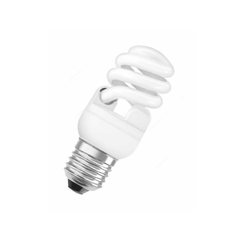 Osram Fluorescent Lamp, Duluxstar Mini Twist, 12W, E14, 2700K, Warm White, 3 Pcs/Pack