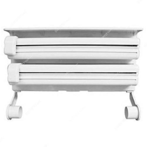 Triple Paper Dispenser, Plastic, White