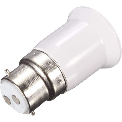 Lamp Holder, B22 to E27, White, 4 Pcs/Pack
