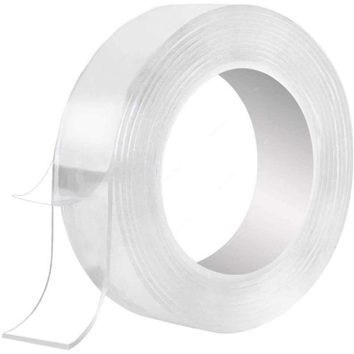 Reusable Nano Adhesive Tape, 30MM x 3 Mtrs, Clear