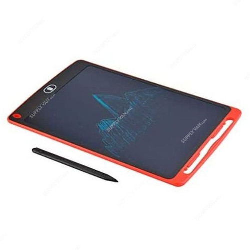 LCD Writing Pad, ABS, 10 Inch, Red