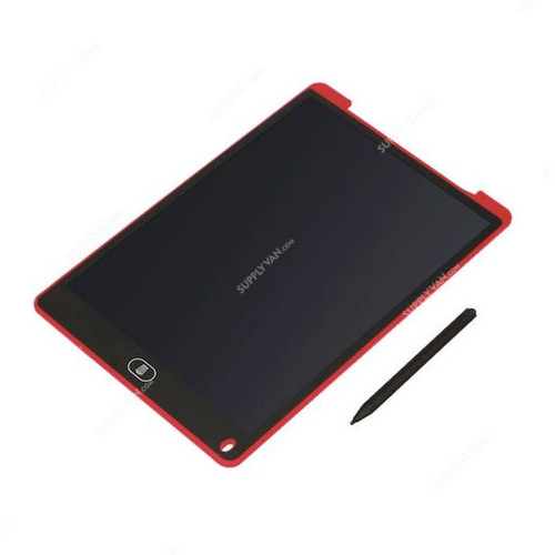 LCD Writing Pad, 12 Inch, 90mAh, Red