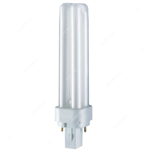 Osram Fluorescent Lamp, Dulux D, 18W, Cool Daylight, 6500K, 3 Pcs/Pack