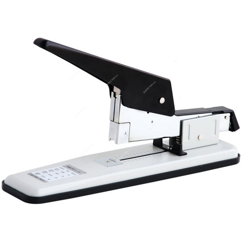 Deli Heavy Duty Stapler, E0390, 23/6-23/13, 80 Sheets, Grey