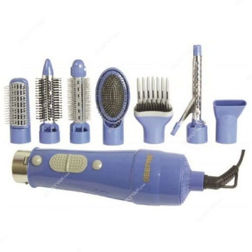 Geepas 8 In 1 Hair Styler, GH731, 750W, 220-240VAC, Blue