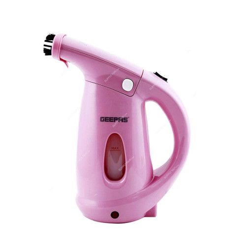 Geepas Electric Garment Steamer, GGS9693, 870W, 160ML, Pink