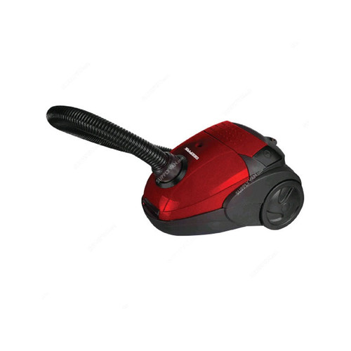Geepas Canister Vacuum Cleaner, GVC2595, 1.5 Ltrs, 1400W, Black/Red