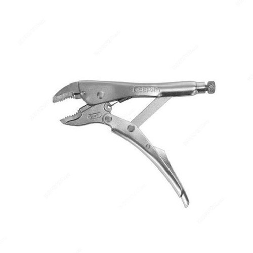Geepas Curved Jaw Locking Plier, GT59229, Chrome, 7 Inch, Silver