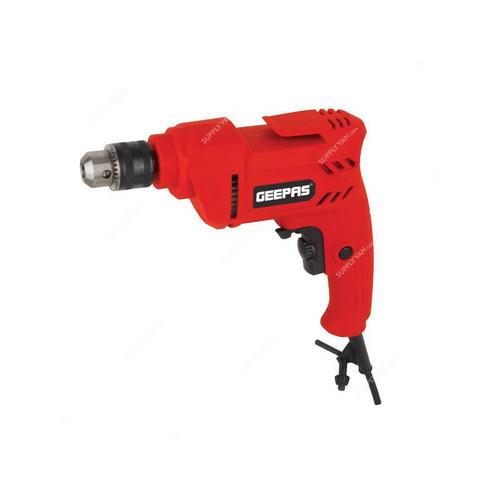 Geepas Rotary Drill, GRD0500, 500W, 10MM, Red