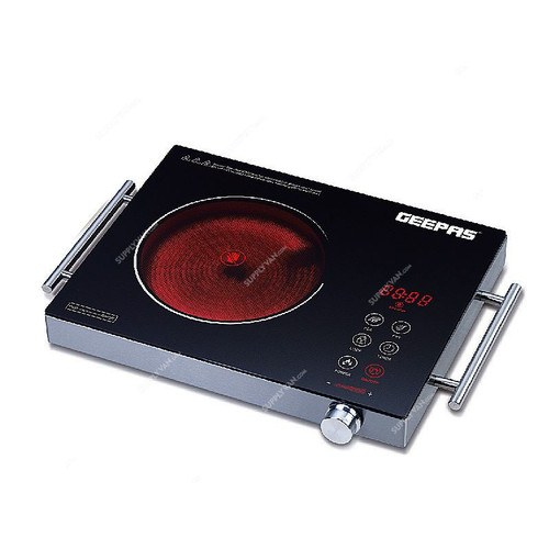 Geepas Digital Infrared Cooker, GIC6920, 2200W, Black