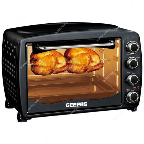 Geepas Electric Oven, GO4450, 1500W, 42 Ltrs, Black