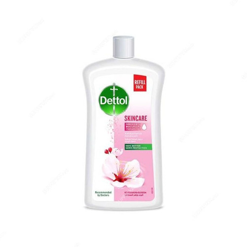 Dettol Anti-Bacterial Skincare Handwash, Rose and Sakura Blossom, 1 Ltr
