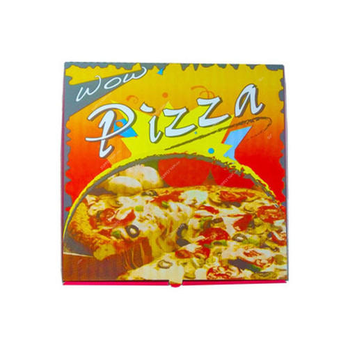 Snh Wow Pizza Box, 23CMX23CM16, Paper, 23 x 23CM, Red, 25 Pcs/Pack