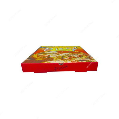 Snh Wow Pizza Box, 33CMX33CM18, Paper, 33 x 33CM, Red, 25 Pcs/Pack