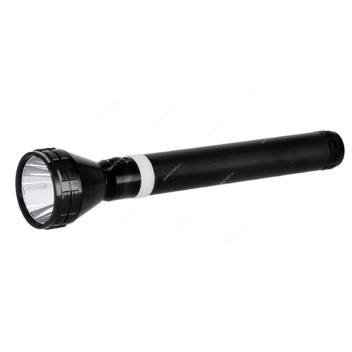 Olsenmark Rechargeable LED Flashlight With Night Glow, OMFL2610, 356MM