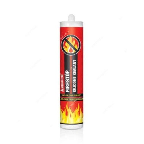 Asmaco Firestop Silicone Sealant, 580ML, White, 20 Pcs/Carton