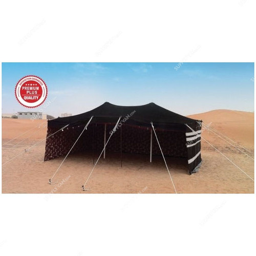 Deluxe Tent, AMT-118, Iron Stick, 7 x 5 Mtrs, Black/White