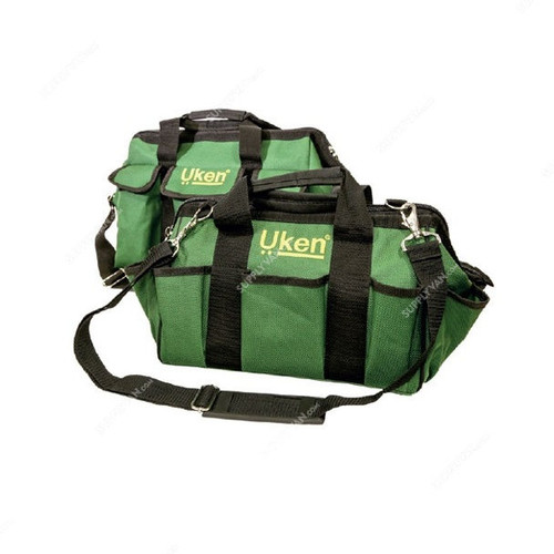 Uken Tool Bag, U8301, 14 Inch, Green/Black