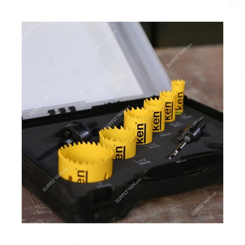 Uken Hole Saw Set, U8000, 8 Pcs/Set