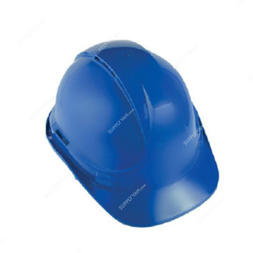 Uken Safety Helmet With Pinlock Suspension, U6302, Polyethylene, Dark Blue