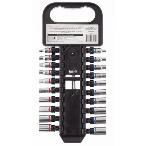 Denzel Combination Hex Socket Set, 7713573, 1/4 Inch Drive, 21 Pcs/Set Denzel Combination Hex Socket Set, 7713573, 1/4 Inch Drive, 21 Pcs/Set