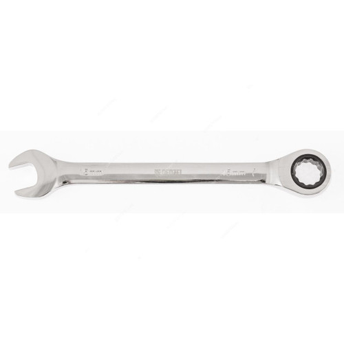 Denzel Combination Ratcheting Wrench, 7714808, Metric, 12 Point, 15MM