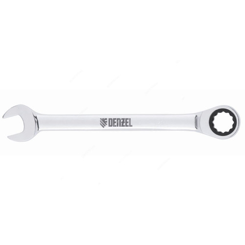 Denzel Combination Ratcheting Wrench, 7714820, SAE, 12 Point, 5/16 Inch