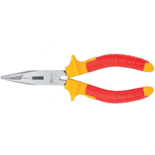 Mtx Insulated Long Nose Plier With Two Component, 171019, CrV Steel,, 160MM