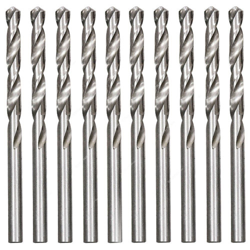 Mtx HSS Metal Drill Bit, 715329, Cylindrical Shank, 3.2MM, 10 Pcs/Pack