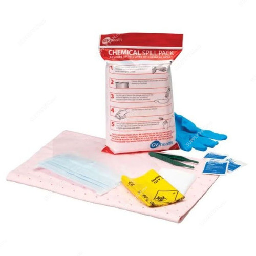 GV Health Chemical Spill Kit, MJZ019, 10 Pcs/Kit