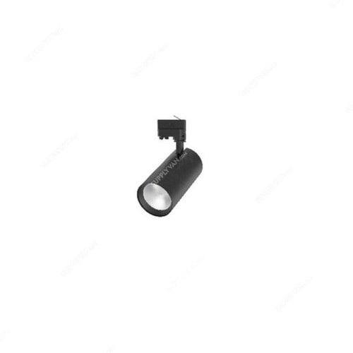 Creo Light 3 Wire Track Light Fixture with Live End, 8TLXR361-B, Single Phase, 1.5 Mtrs, Black