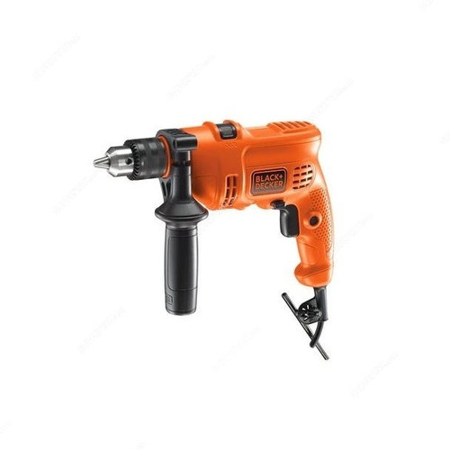 Black and Decker Percussion Hammer Drill, KR504RE-B5, Corded, 500W
