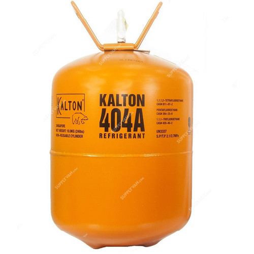 Kalton Refrigerant Gas, R404A, 10.9 Kg, Orange