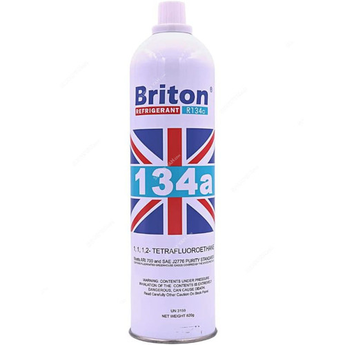 Briton Refrigerant Gas, BR-R134AS, 800GM