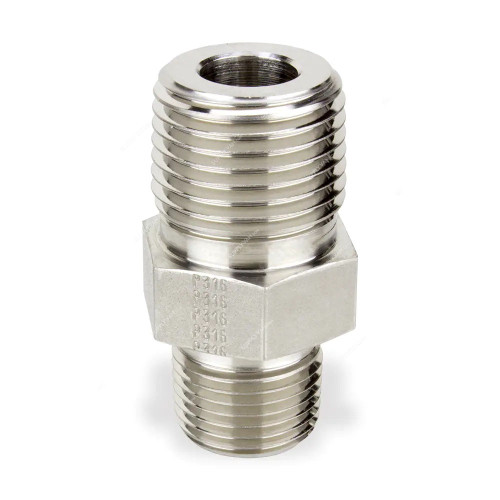 Parker Street Tee, 4-4-4-ST-SS, Stainless Steel, NPT, 1/4 Inch