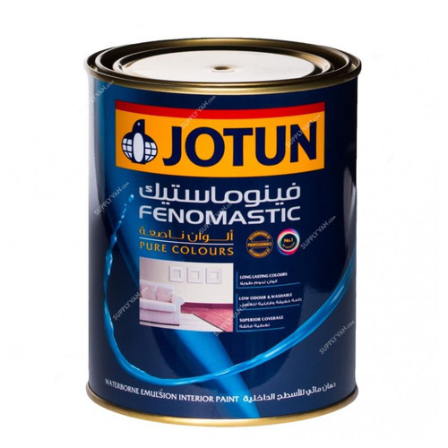 Jotun Fenomastic Pure Colors Waterborne Emulsion Interior Paint, RAL 9010, Pure White, 1 Ltr