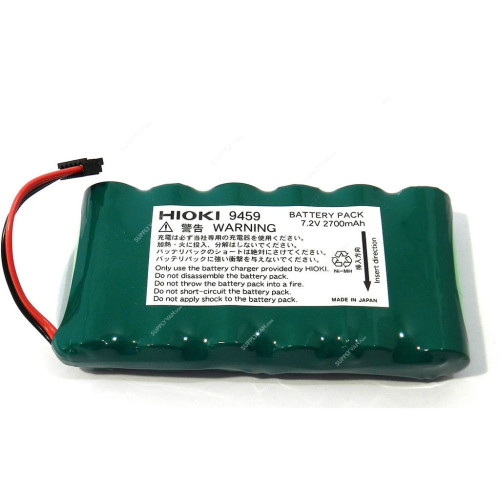Hioki Battery Pack, 9459, NiMH, 7.2VDC