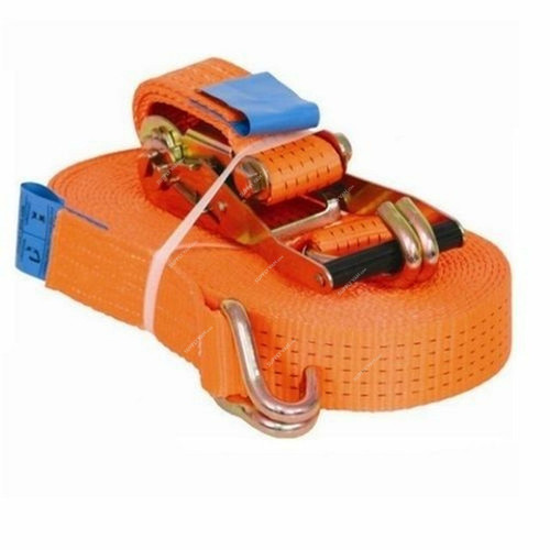 Aqson Cargo Lashing Belt, 50MM Width x 10 Mtrs Length, Orange