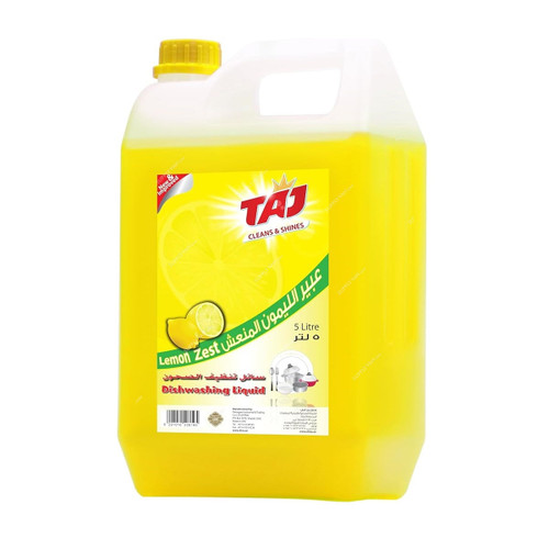 Taj Dish Wash, Lemon, 5 Ltrs