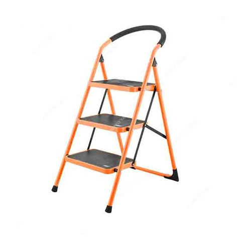 Wokin Step Ladder, SHGT-W-682003, Steel, 3 Step, 150 Kg Weight Capacity