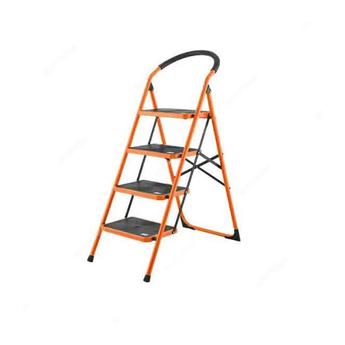 Wokin Step Ladder, SHGT-W-682004, Steel, 4 Step, 150 Kg Weight Capacity