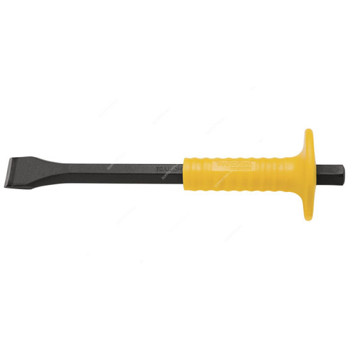 Tramontina Hexagonal Stone Chisel With Grip, 42700912, 12 Inch Length, Yellow