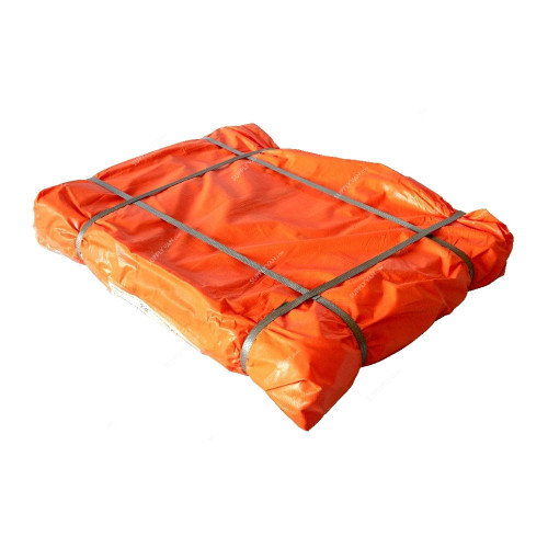 Protact Fire Retardant Waterproof Tarpaulin Sheet, PVC, 30 Feet Length x 30 feet Width, 300GSM Thk, Orange