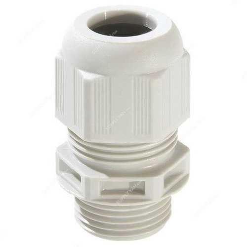 Adaptaflex Cable Gland With Locknut and Washer, AG-251-WH, M20, 7-10MM Dia, White