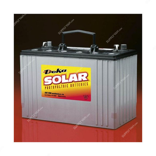 Deka Solar Deep Cycle Gel Battery, 8A31DT-DEKA, 12V, 110Ah, 100 Hrs