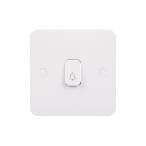 Schneider Electric 2 Way Retractive Plate Switch, GGBL1012RBS, Lisse, 10A, 230VAC, White